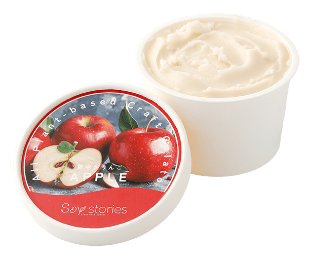Refreshing Apple rice flour gelato